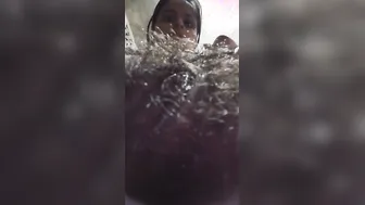 Hairy Muli Girl Nude Selfie Spreading Legs Wide Mms