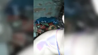 Dehati Nude Beauty Rubbing Her Small Boobs In Village Courtyard