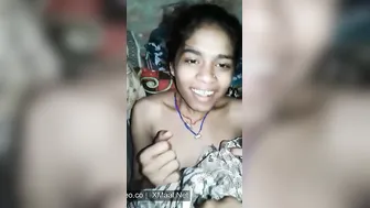 Dehati Nude Beauty Rubbing Her Small Boobs In Village Courtyard