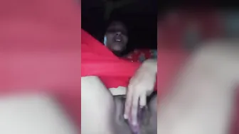 Horny Bhabhi Pressing Big Boobs While Fingering Naked