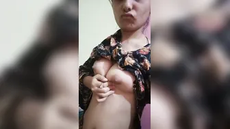 Indore Gf Squeezing Juicy Boobs For Lover's Viral Mms
