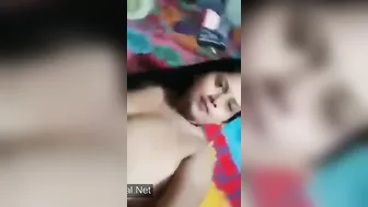 Milky Boobed Bhabhi Posing Nude Seducing Secret Lover Closeup