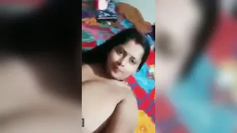 Milky Boobed Bhabhi Posing Nude Seducing Secret Lover Closeup