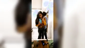 Indian Gf Teasing Foreplay Hot Kissing Before Mirror Sex Romp