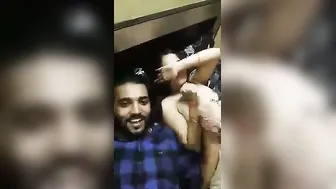 Desi Lovers Pressing Boobs Outdoors Viral Mms With Moans