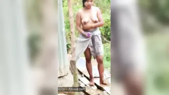 Bangla Naughty Randi Exposing Nude Body In Village Hut