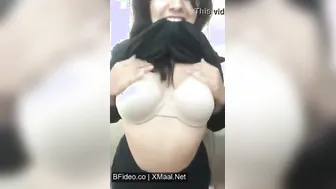 Big Tits Desi Babe Nude Selfie Vid Sipping Chai Seductively