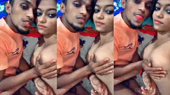 Indian Lovers Nude Romance Selfie Cam In Rainy Veranda