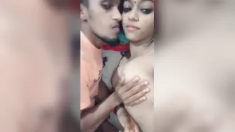 Indian Lovers Nude Romance Selfie Cam In Rainy Veranda
