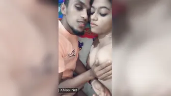 Indian Lovers Nude Romance Selfie Cam In Rainy Veranda