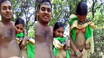 Village Couple First Time Outdoor Sex Play Caught On Video Mms