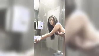 Super Sexy Teen Grinding Lover's Lund Hard In Steamy Indian Bathroom