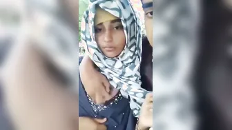 Bangla Hijabi Babe Boobs Sucked Hard By Lover In Burqa