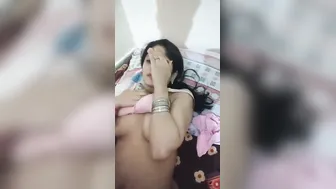 Beautiful Bhabhi Stripped Naked Posing For Lover's Camera