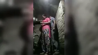 Dehati Wife Bent Over Taking Neighbor's Thick Cock Doggy