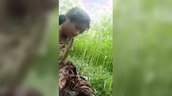 Dehati Gf Gagging On Thick Dick Sucking Outdoors Caught