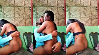 Dehati Couple Banging Hardcore On Rickety Khaat Chair