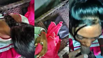 Desi Gf Gulping Lover's Lund At Farmhouse After Chai