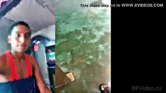 Dehati Wifey Doggy Railed Outdoors By Lover's Thick Desi Rod