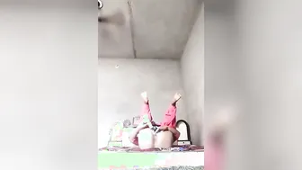 Village Desi Babe Arching Ass High Doggy Pound By Lover Raw