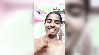 Hairy Tamil Gf Nude Chatting Pussy Play In Lungi