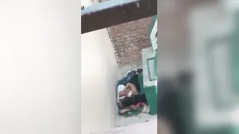 Rooftop Desi Lovers Caught Fucking By Peeping Uncle