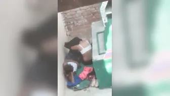 Rooftop Desi Lovers Caught Fucking By Peeping Uncle