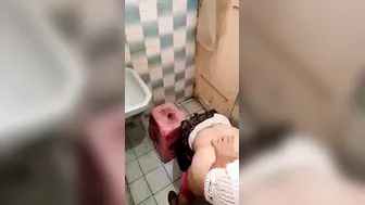 Pakistani Bhabhi Bent Over Doggy Fucked In Steamy Bathroom
