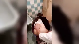 Pakistani Bhabhi Bent Over Doggy Fucked In Steamy Bathroom
