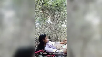 Jungle Lovers Fucking Deep After Titty Suck In Wild Bushes