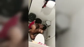 Petite Indian Gf Wild Sex Pounding In Dirty Restroom Stall