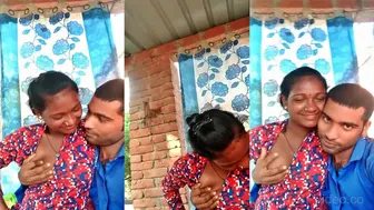 Bihari Tribal Babe Kissing Lover Passionately On Hidden Cam
