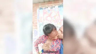 Bihari Tribal Babe Kissing Lover Passionately On Hidden Cam