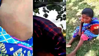 Tribal Wife Bent Over Fucked Raw Outdoors Village Style