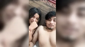 Shy Gf Teasing Boobs In Romantic Viral Mms From Hometown