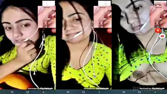 Beautiful Babe Flashing Boobs Video Call Desi Viral Hit