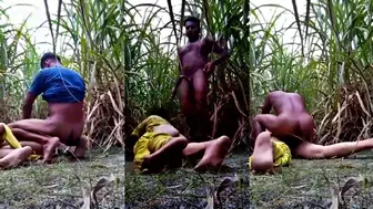 Chubby Dehati Randi Pounded Wild In Lush Green Fields