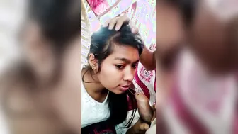 Cute Assamese College Babe Sucking Lover's Lund In Hostel