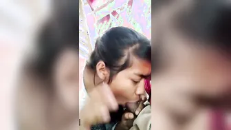 Cute Assamese College Babe Sucking Lover's Lund In Hostel