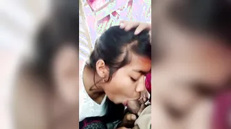 Cute Assamese College Babe Sucking Lover's Lund In Hostel