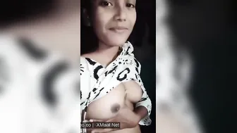 Cute Bangla Gf Lifting Kurti Flashing Juicy Boobs Tease
