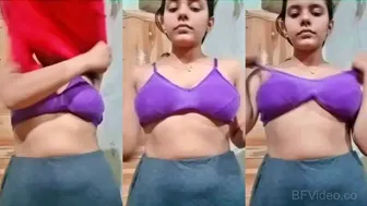 Desi College Gf Flashing Boobs Pressed Viral Mms Clip