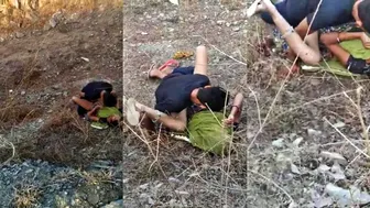 Dehati Randi Bhabhi Fucked Rough Outdoors By Young Village Boy