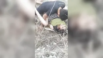 Dehati Randi Bhabhi Fucked Rough Outdoors By Young Village Boy