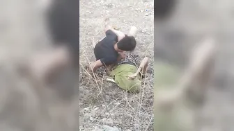 Dehati Randi Bhabhi Fucked Rough Outdoors By Young Village Boy