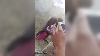 Randi Slut Bent Doggy Getting Pounded Hard In Open Fields