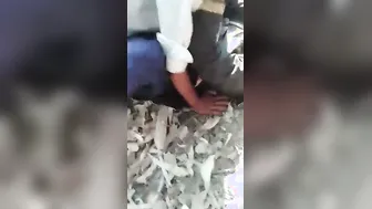 Dehati Randi Bhabhi Taking Lund Outdoors In Village Fields