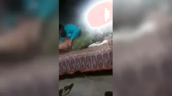 Dehati Randi Riding Local Customer In Muddy Village Yard