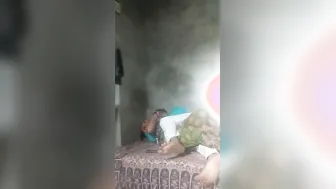 Dehati Randi Riding Local Customer In Muddy Village Yard