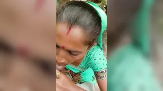 Dehati Randi Slurping Thick Lund Deep In Village Woods